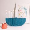 Menorahs | Candle Holder in Decorative Objects by Pretti.Cool. Item composed of concrete