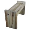 Haussmann® Teak Block Bench 36 x 12.5 x 20.5 inch High KD | Benches & Ottomans by Haussmann®