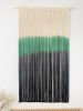Large Dyed Macrame Wall Hanging / Woven Tapestry | Wall Hangings by Love & Fiber. Item made of cotton & fiber