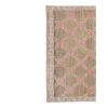 Pastel Blue Color Vintage Oushak Rug, Woven Tribal Flat | Area Rug in Rugs by Vintage Pillows Store. Item made of cotton & fiber