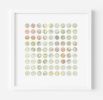 Eighty One Continuous World Map Dots Collage | Paintings by Amelia Coward