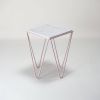 Avior - Carrara marble side table | Tables by DFdesignLab - Nicola Di Froscia. Item made of steel with marble works with minimalism & contemporary style