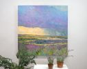 Summer by the Shore | Oil And Acrylic Painting in Paintings by Sorelle Gallery. Item made of canvas