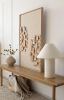 Twin Groves - Organic Wood Mosaic | Tapestry in Wall Hangings by Lale Studio & Shop. Item made of oak wood & wool compatible with minimalism and contemporary style