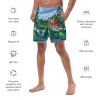 Men's Swim Trunks - River Melody - Impressionist Landscape | Work by Eman's Gallery