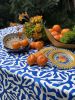 Navy Tablecloth | Linens & Bedding by OSLÉ HOME DECOR. Item made of fabric