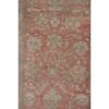 Vintage Faded Red Turkish Karapinar Rug with Floral Borders | Area Rug in Rugs by Vintage Pillows Store. Item made of wool & fiber