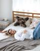Truffle Velvet Knot Pillow | Pillows by Knots Studio