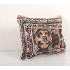 Turkish Oushak Rug Pillow, Wool Pillow Case Fashioned From a | Cushion in Pillows by Vintage Pillows Store