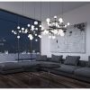 Alan Mizrahi IQ8285 Nebula Zig Zag | Chandeliers by Alan Mizrahi Lighting Design