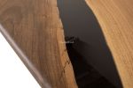 Custom Order Epoxy Table, Epoxy Resin Live Edge Dining Table | Tables by Tinella Collection. Item composed of oak wood & synthetic compatible with contemporary and country & farmhouse style