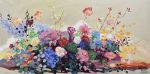 Maximalism Vintage | Oil And Acrylic Painting in Paintings by Meredith H. Item made of canvas