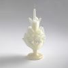 PALMARIO Decorative Traditional Candle, Ivory | Ornament in Decorative Objects by ANDEAN. Item in contemporary or traditional style