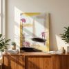 Marigold | Yellow Abstract Original Painting | Oil And Acrylic Painting in Paintings by Abby May