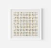 Two Hundred and Fifty Six London Map Dots Collage With Gold Leaf | Paintings by Amelia Coward