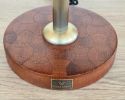Handmade Wooden Table Lamp, Mahogany Marquetry Lamp, Scandinavian Home Decor Gifts, Luxury Housewarming Gift | Lamps by Vesta Corte