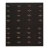 Black Brown Color Goat Hair Kilim, Made of Natural Undyed | Area Rug in Rugs by Vintage Pillows Store. Item composed of wool and fiber
