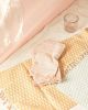 Grid Napkin - Peach | Linens & Bedding by MINNA