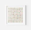 One Hundred London Infrastructure Pink and Green Map Dots Collage | Paintings by Amelia Coward