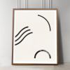 Large Nordic Print, Minimalist Abstract wall art, Large | Prints by Capricorn Press. Item made of paper works with boho & minimalism style