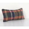 Ethnic Primitive Wool Kilim Pillow Cover, Handmade Kilim Lum | Cushion in Pillows by Vintage Pillows Store