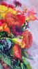 Bridal bouquet painting from photo, Wedding red flowers | Oil And Acrylic Painting in Paintings by Natart. Item made of canvas & synthetic