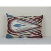 Ethnic ikat Chevron Pillowcase, Uzbek Bukhara Cushion, Triba | Pillows by Vintage Pillows Store