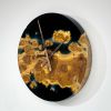 Gradient Epoxy Clock | TigerWoods Atelier | Decorative Objects by TigerWoodAtelier. Item composed of wood in minimalism or contemporary style