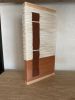 Woven Tile - String Theory- Suede and Beige #1 | Wall Sculpture in Wall Hangings by Mpwovenn Fiber Art by Mindy Pantuso