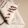 Beni ourain rug, brown and white moroccan rug | Area Rug in Rugs by Benicarpets