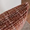 Rust Red Plaid Velvet Pillow 16x24 | Pillows by Vantage Design