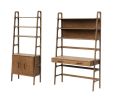 Handmade furniture, Wall unit, Desk, Walnut bookcase | Book Case in Storage by Plywood Project. Item made of oak wood works with minimalism & mid century modern style