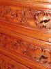 Hand-carved Solid Oak Chest | Storage by VANDENHEEDE FURNITURE-ART-DESIGN. Item composed of oak wood in contemporary or art deco style