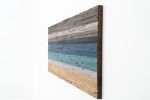 Reflection Beach, set of 2 wood wall arts | Wall Sculpture in Wall Hangings by Craig Forget. Item made of wood compatible with mid century modern and contemporary style