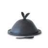 Lapin Domed Serving Dish With Spreader | Platter in Serveware by Tina Frey. Item composed of synthetic