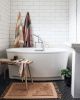 Fruit Stripe Bath Towel - Honeydew | Textiles by MINNA