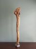 Driftwood Sculpture "The Impaler" with Marble Base | Sculptures by Sculptured By Nature  By John Walker. Item composed of wood & marble compatible with minimalism style
