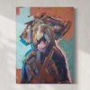 Brown Lab | Oil And Acrylic Painting in Paintings by Sorelle Gallery