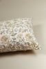 White Spring Block Print Pillow | Pillows by Ninéh