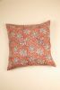 Sienna Blossom Kalamkari Pillow | Pillows by Ninéh