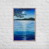 Framed Print - Nocturned - Moonlit Sea by Night | Work by EMAN K