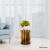 Haussmann® Wood Stump End Table Mangrove Root 15 in Dx 20 in | Tables by Haussmann®
