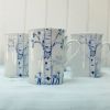 Personalized Ceramic Birch Mug Set – Custom Initials in Heart Design | Work by Rust Designs