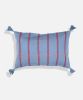 Multi Stripe Handwoven Cushion | Pillows by Routes Interiors. Item made of cotton works with boho & eclectic & maximalism style