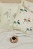 Flamingo Dream Block-Print Pillow | Pillows by Ninéh