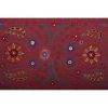 Silk Red Suzani Tapestry With Floral Design, Pictorial Suzan | Tablecloth in Linens & Bedding by Vintage Pillows Store