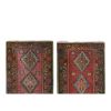 Traditional Handwoven Oushak Wool Yastik Bath Mats - a Pair | Area Rug in Rugs by Vintage Pillows Store