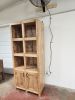 MODEL 1086 - Custom Linen Tower | Storage Stand in Storage by Limitless Woodworking. Item made of maple wood compatible with mid century modern and contemporary style
