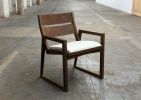 Minimalist Hardwood Lounge Chair: Modern Accent Armchair, Handmade in USA | Chairs by Marco Bogazzi