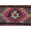Pink CreamCottage Chic Staircase Kilim Rug Runner | Runner Rug in Rugs by Vintage Pillows Store. Item made of fabric